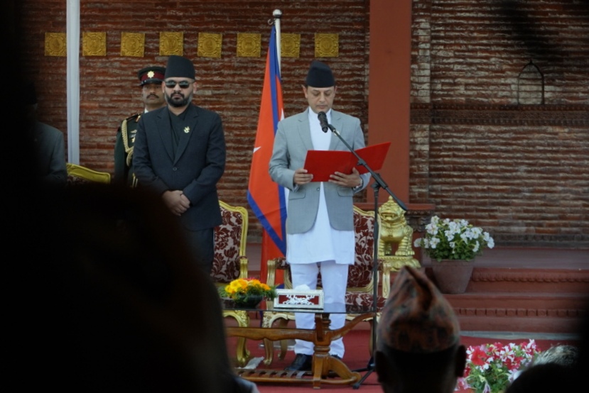 New Speaker Aryal takes oath