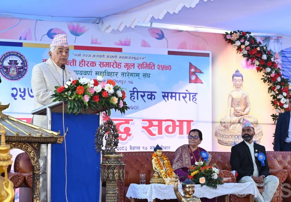 Buddha’s precepts alone are basis for sustainable peace and prosperity: President