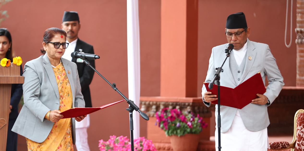Bhandari takes oath as NA Vice Chair
