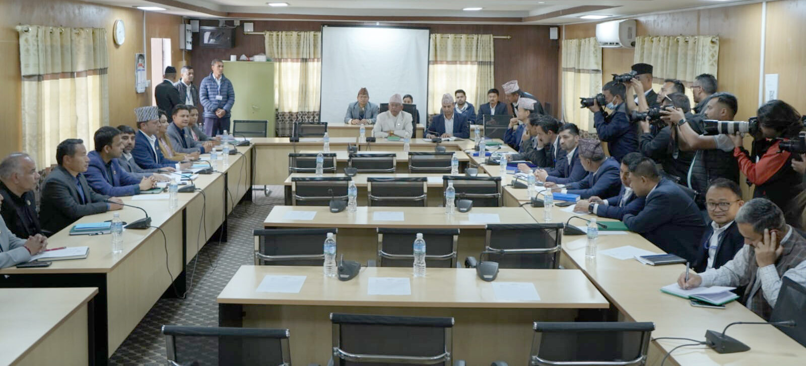 All-party meeting commences at Singha Durbar