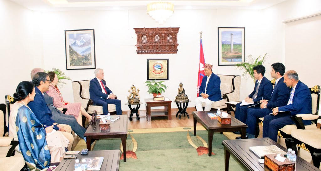 US Assistant Secretary Kapur pays courtesy call on Foreign Minister Khanal
