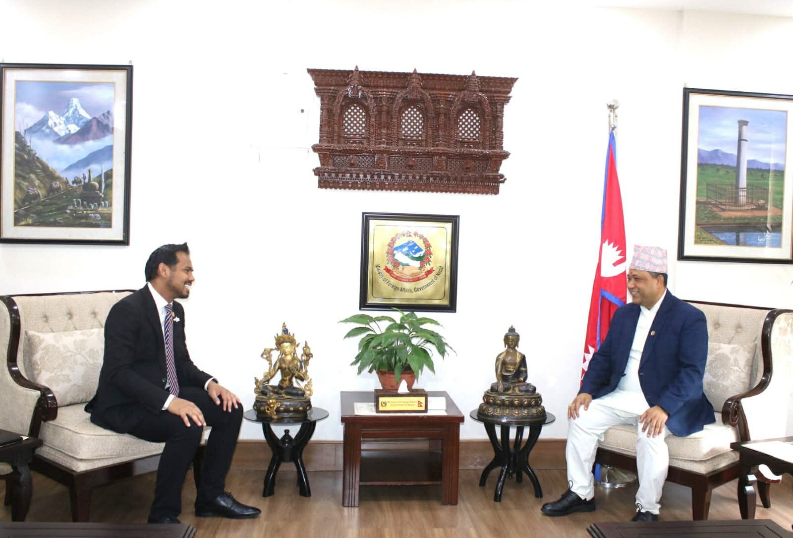 Foreign Minister Khanal meets Malaysian envoy, discusses bilateral ties