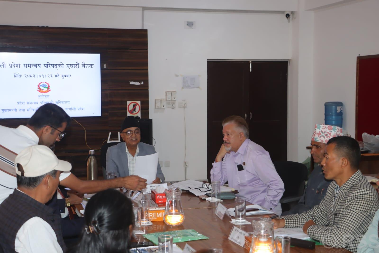 Karnali Province Coordination Council meet underway