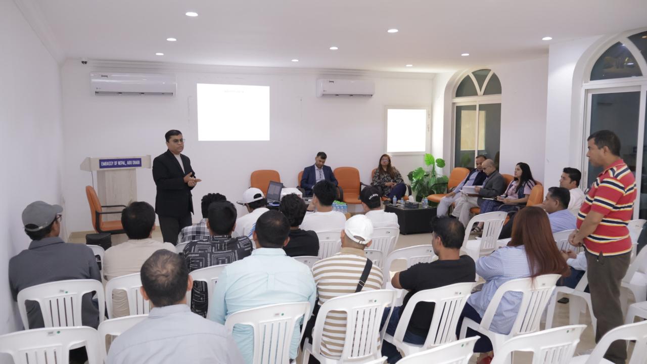 Embassy in UAE holds labor awareness program for Nepali workers