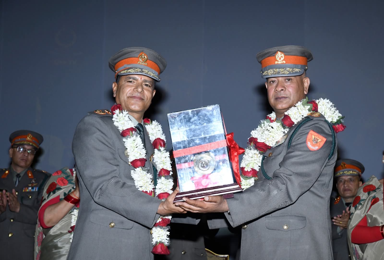 Outgoing APF chief Aryal bids farewell, Paudel takes charge