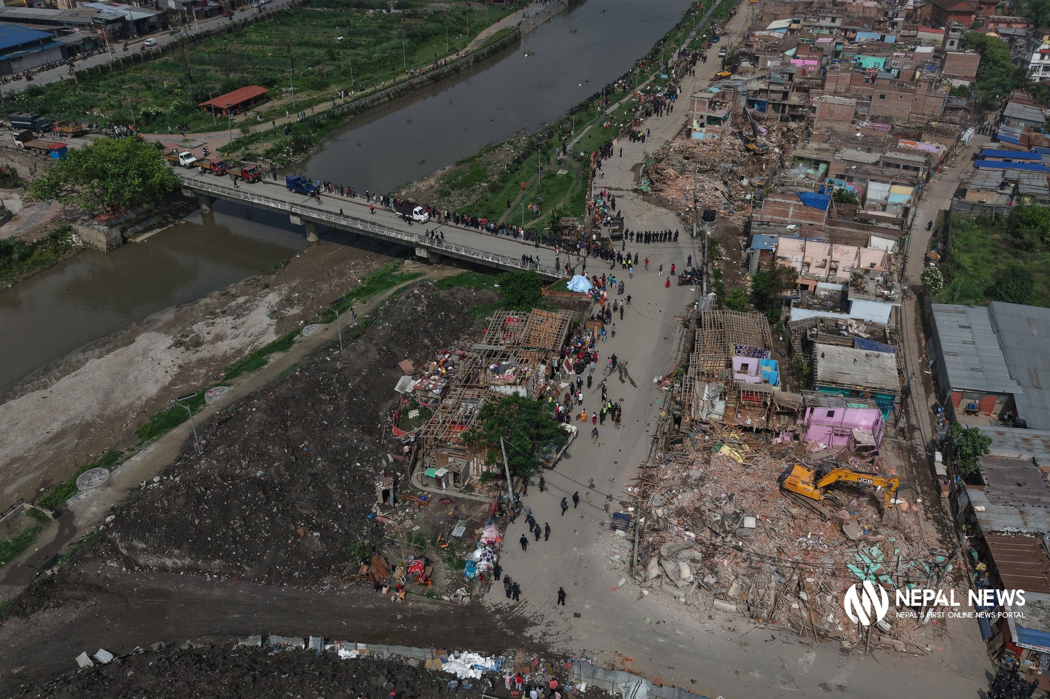 Unorganized settlers being evacuated from Balkhu and Banshighat areas