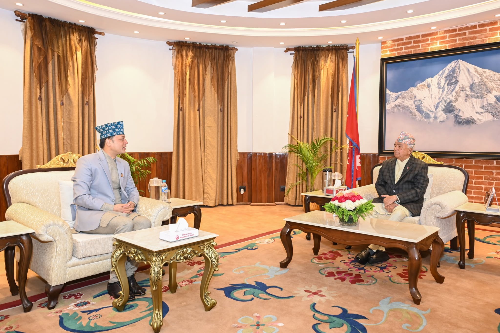 President Paudel, Speaker Aryal discuss parliamentary affairs