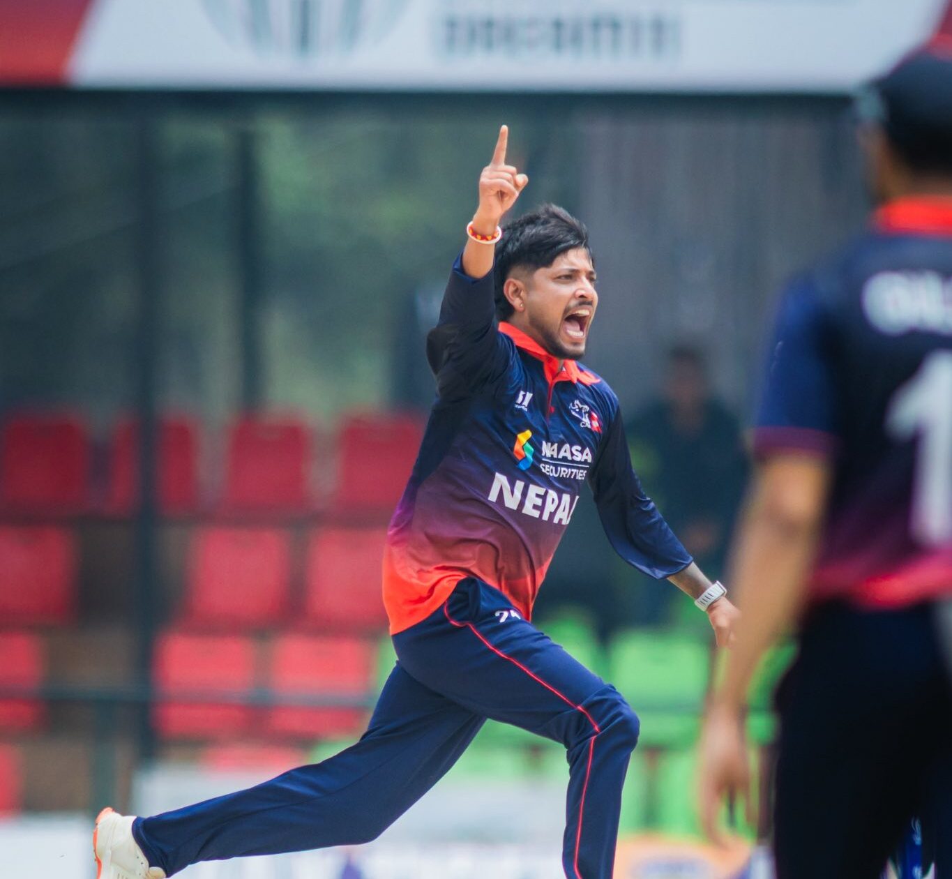 Scotland reach 141/4 in 30 overs as Lamichhane claims four wickets
