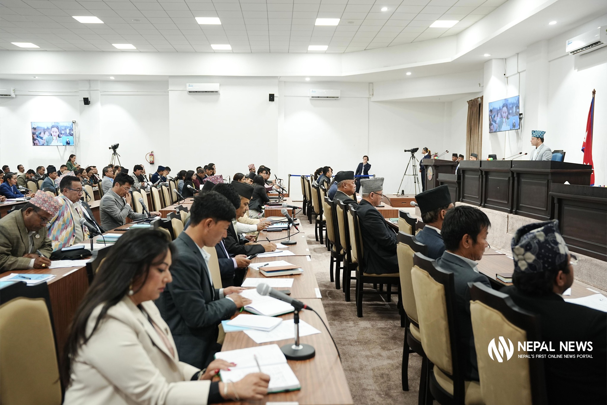 Parliament faces heated exchanges over PM absence; MP Parajuli’s remarks expunged [Live]