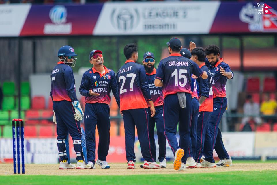 Scotland edge Nepal by 2 runs via DLS in CWC League 2