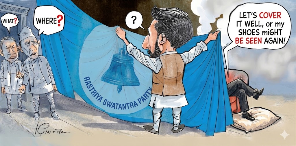 The blue curtain: RSP’s cover-up for Balen’s eviction drive (Cartoon)