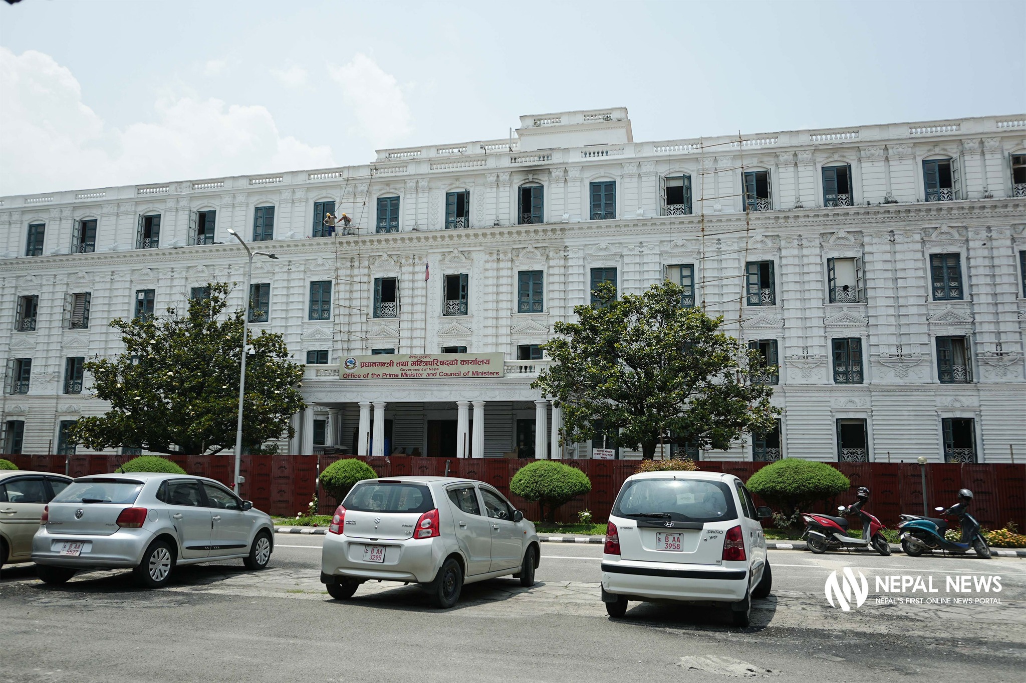 Prime Minister and Council of Ministers Office being reconstructed (Photo Feature)