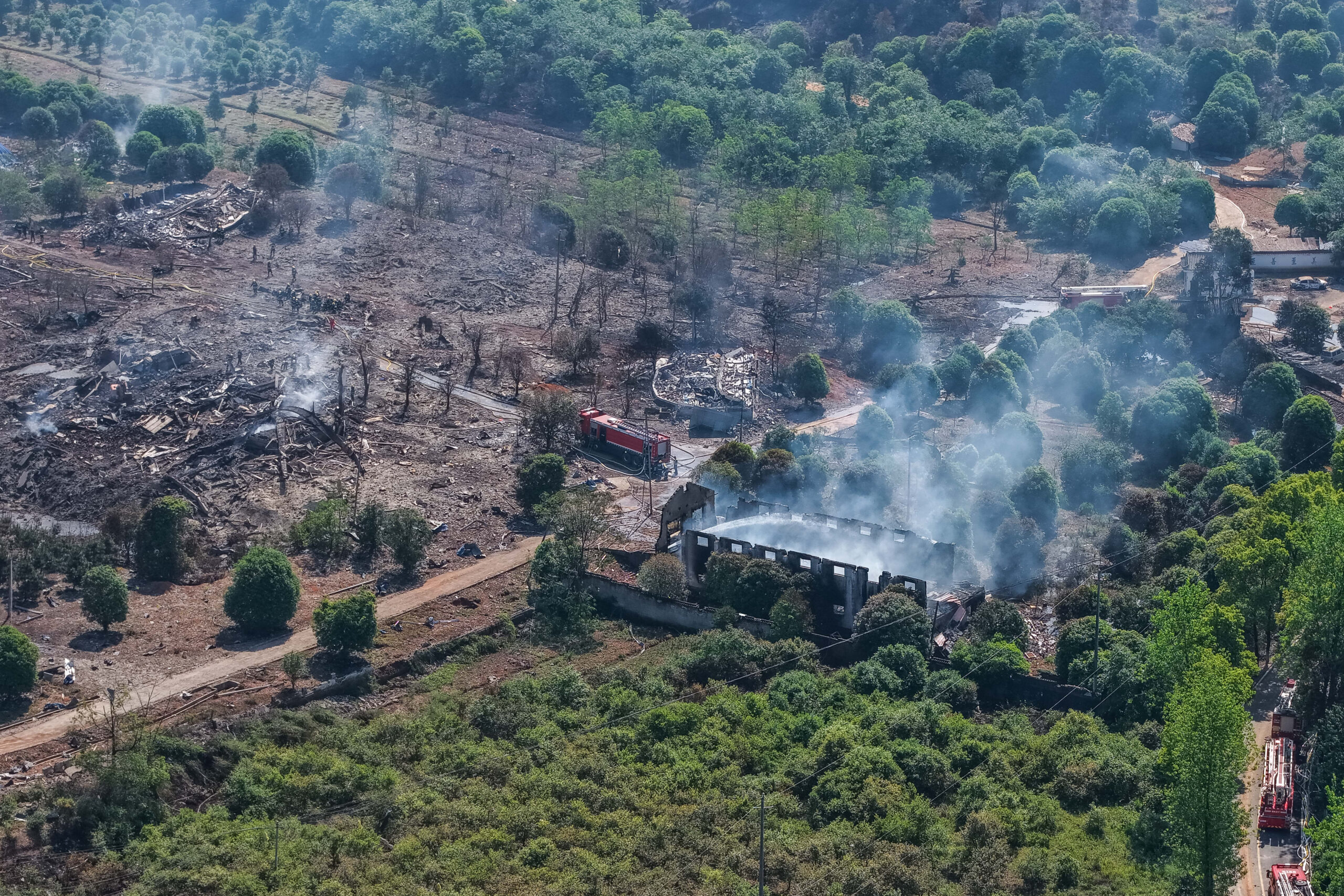Fireworks factory blast in China kills 21, injures 61
