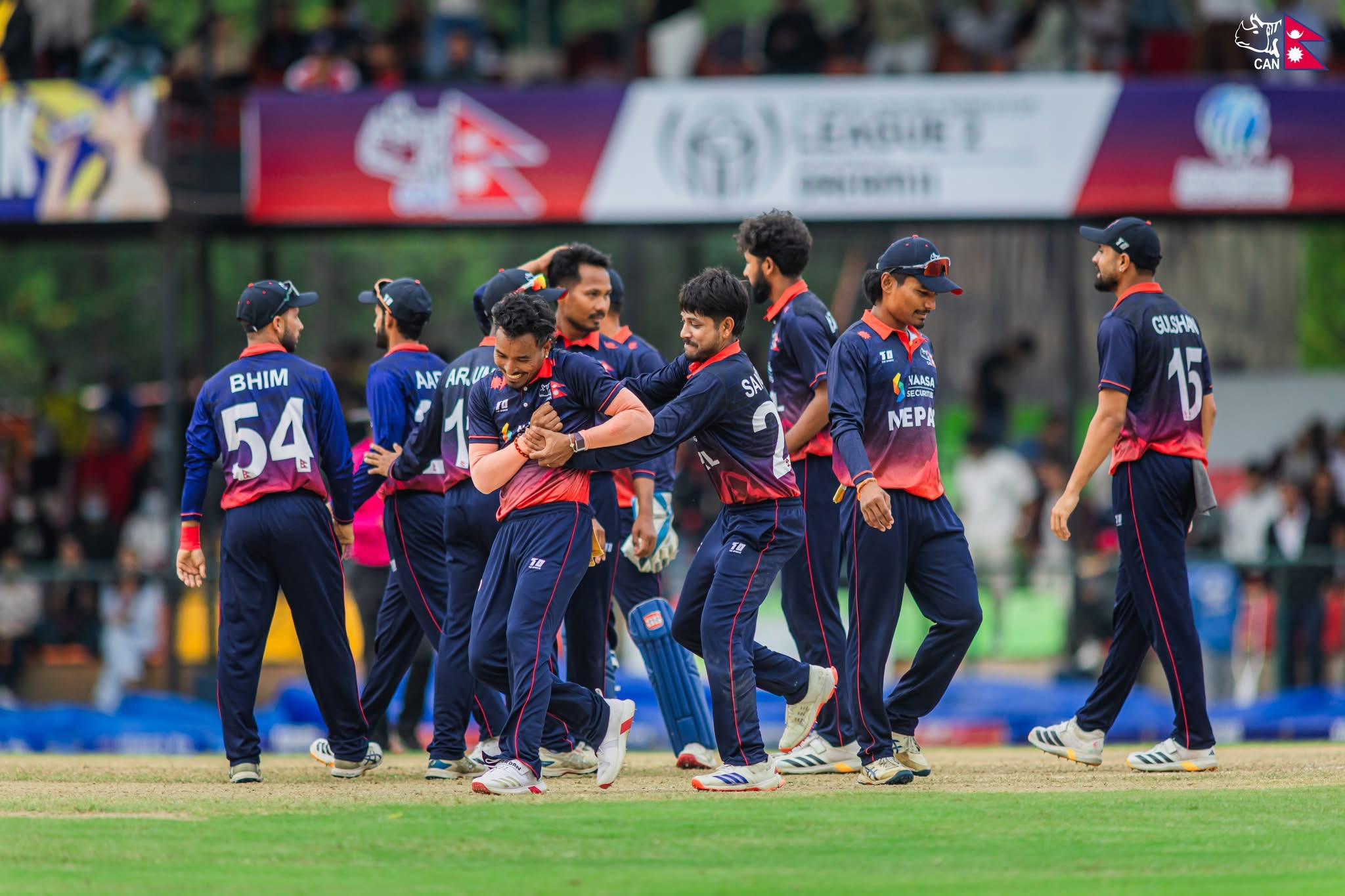 Nepal secures thrilling 6-run victory over UAE in ICC World Cup League 2
