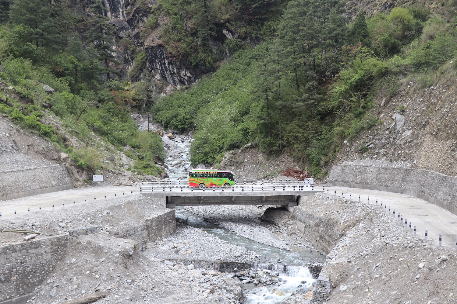 Motorable bridge constructed over Kaikukhola in Kaligandaki corridor