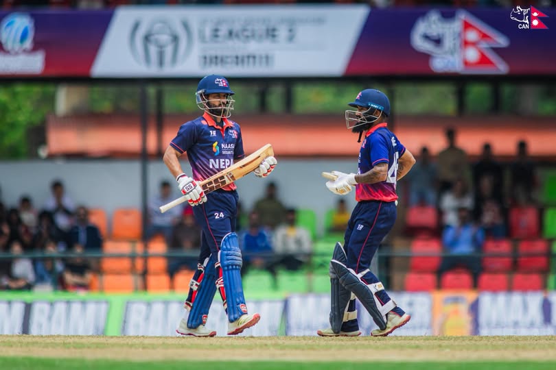 Nepal sets 257-run target for Oman in ICC World Cup League 2 clash