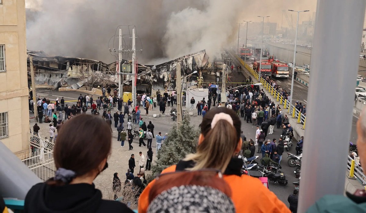 Eight dead, 36 injured in shopping center fire in Iran