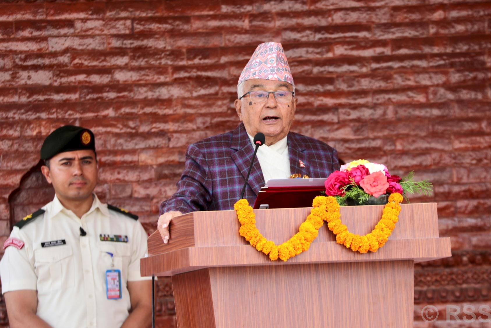 Literature, art, music bolsters social unity: President Paudel