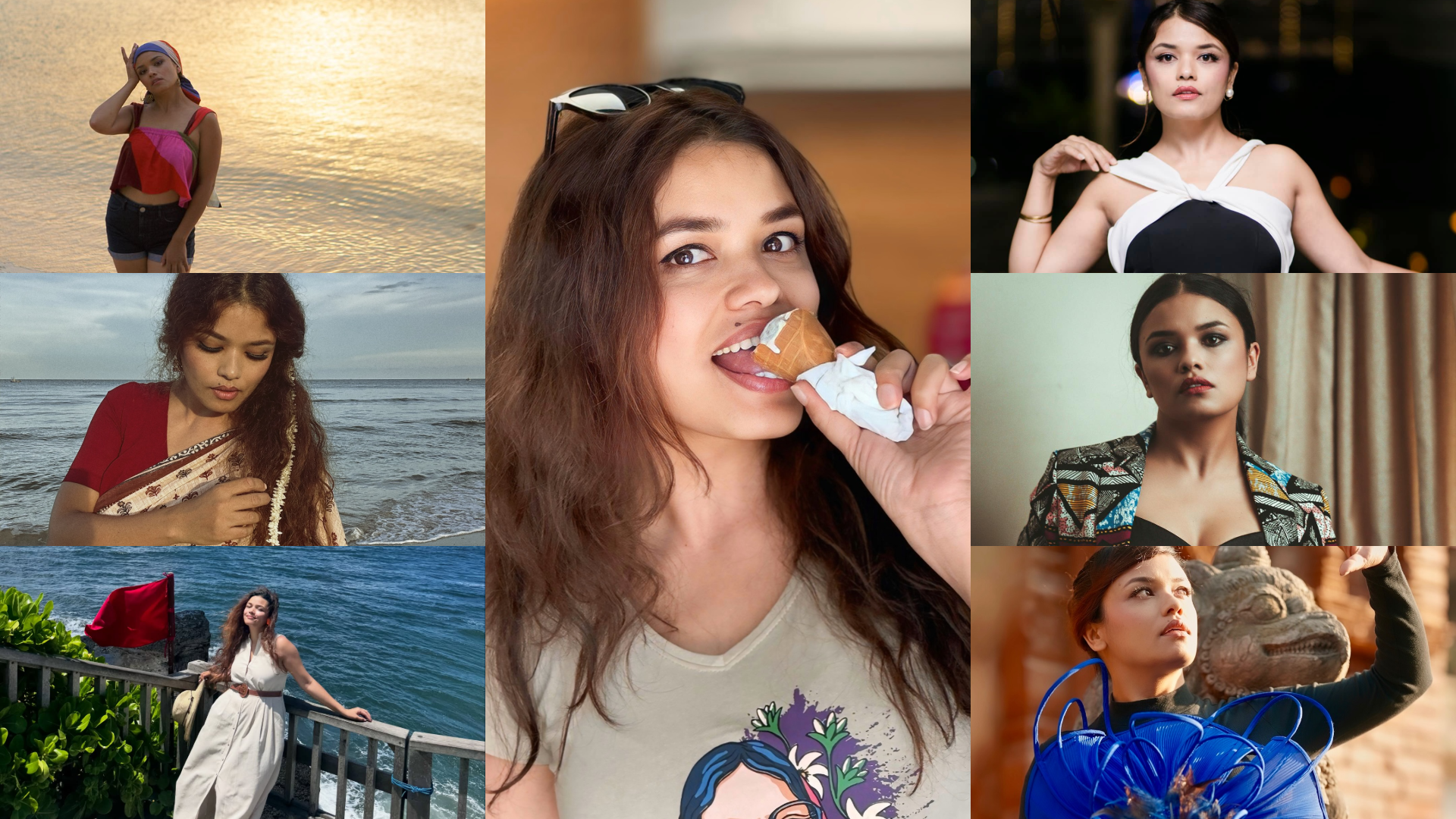 Seven summer moods with Usha Rajak