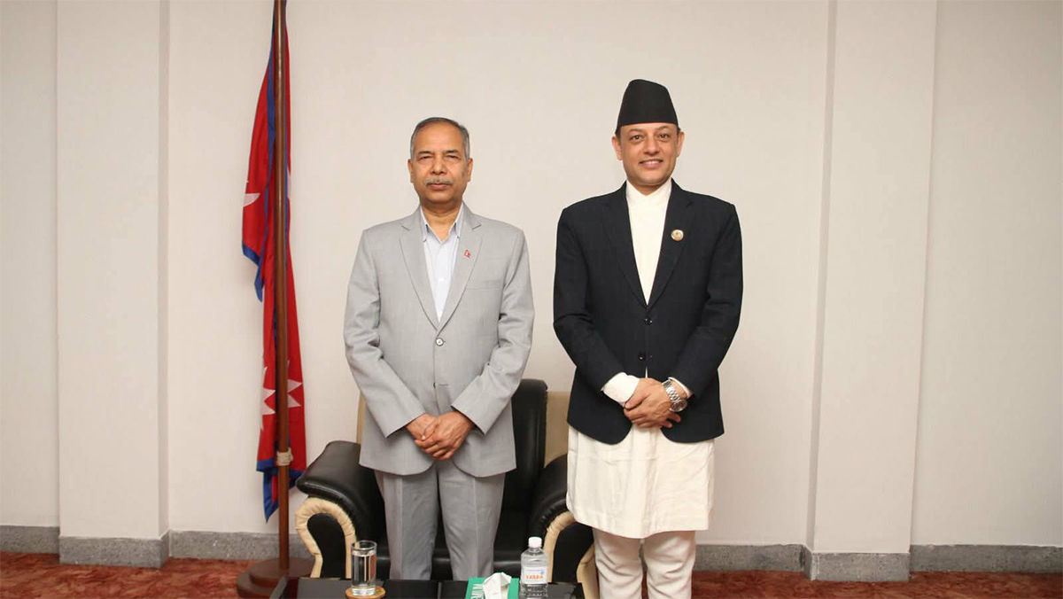 Vice President Yadav, Speaker Aryal discuss parliament, federal republic