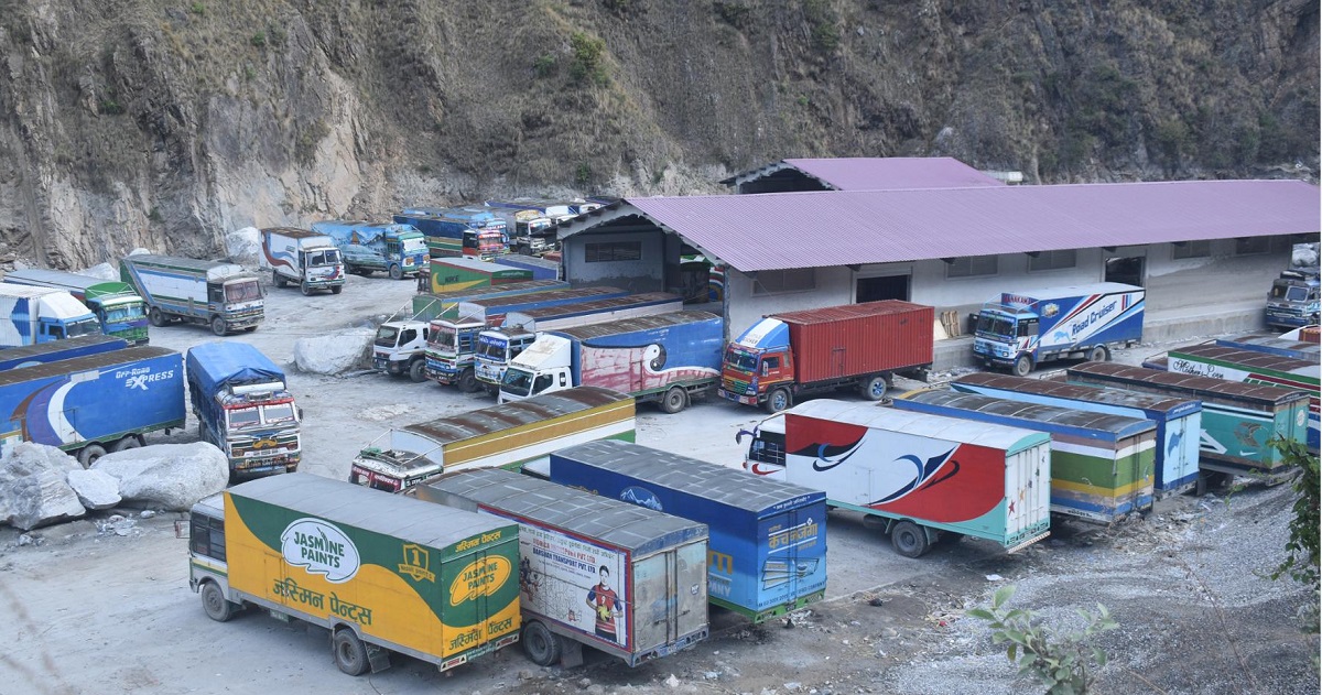 Clearance of imported goods from Rasuwa customs begins
