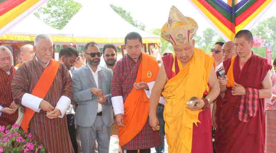 Monastery construction begins in Lumbini, believed to further strengthen Nepal-Bhutan relations