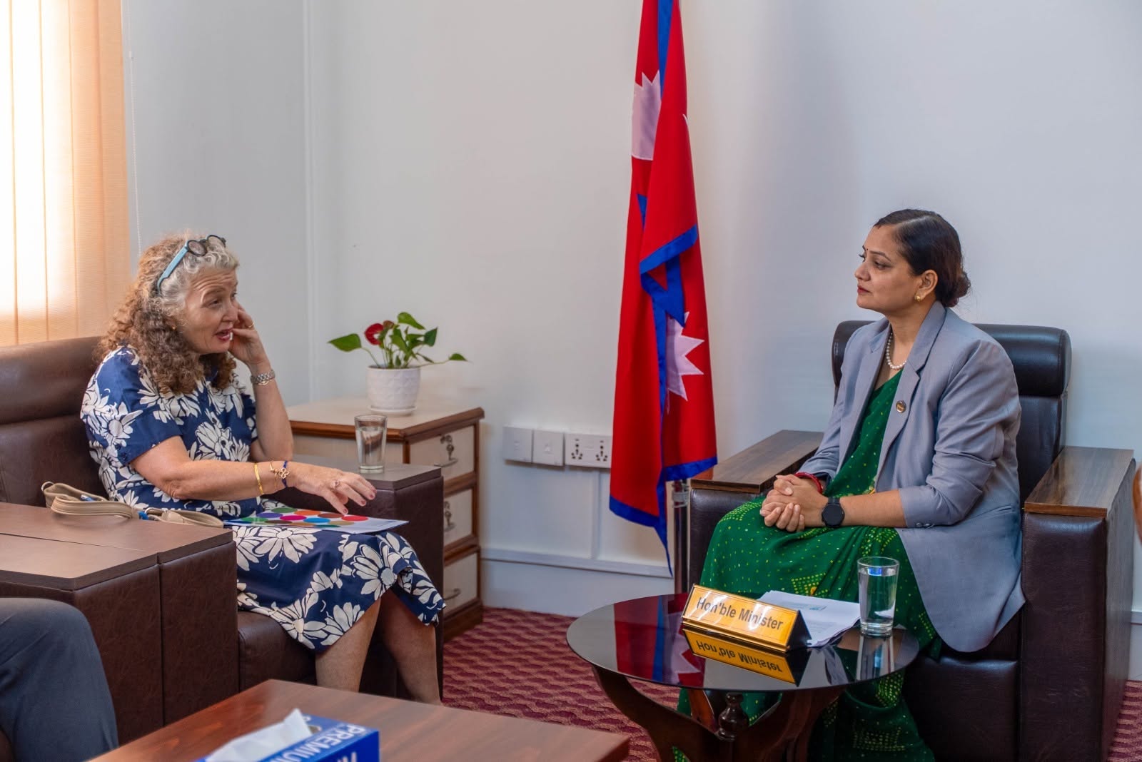 UN resident coordinator calls on health Minister Mehta