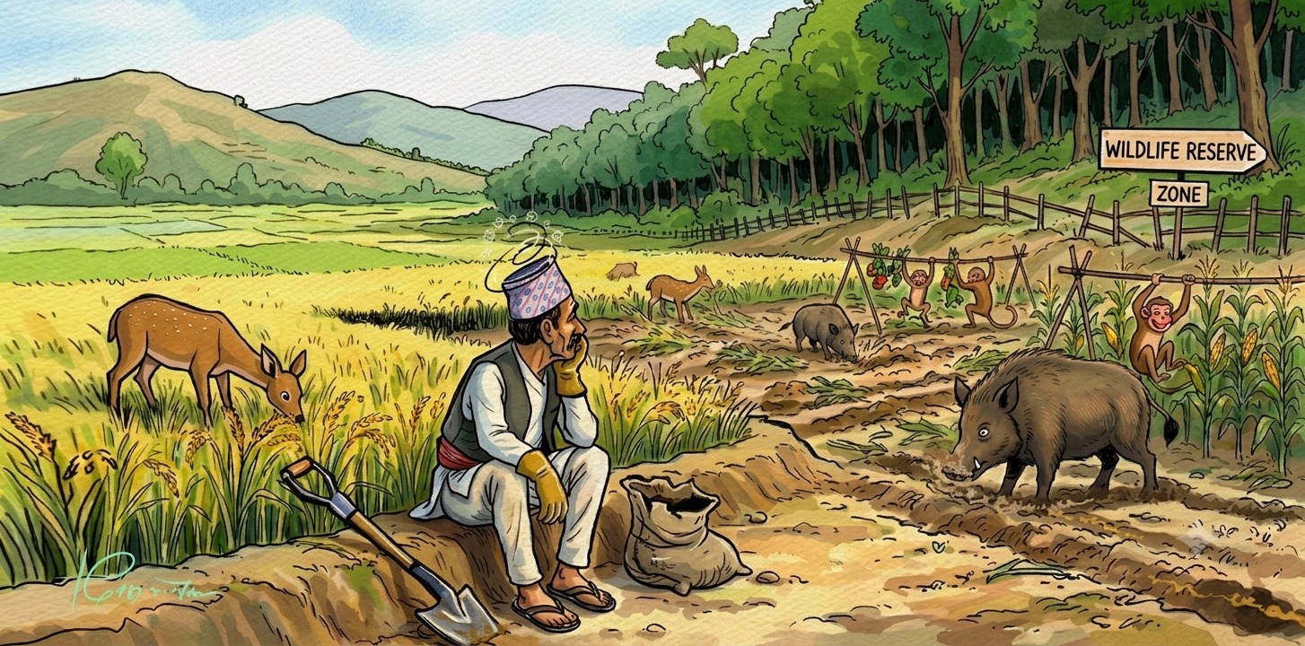 Human-wildlife conflict worsens, bringing heavy losses to farmers