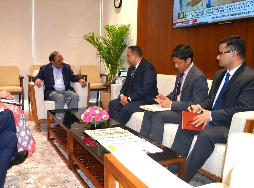 Foreign Minister Khanal meets Indian NSA Ajit Doval; security cooperation tops agenda