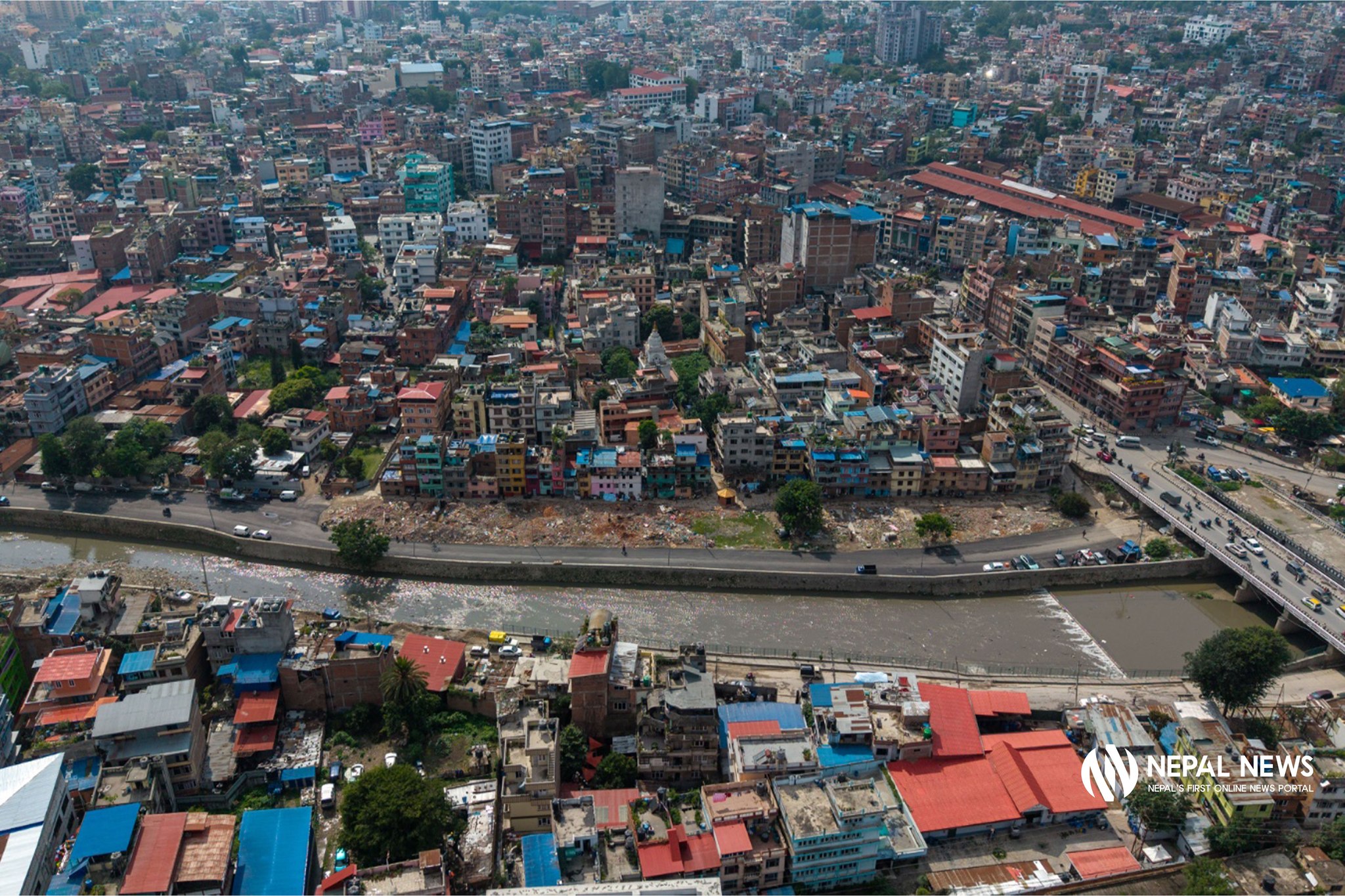 Bishnumati corridor expanded, fully blacktopped up to Balkhu (Photo Feature)