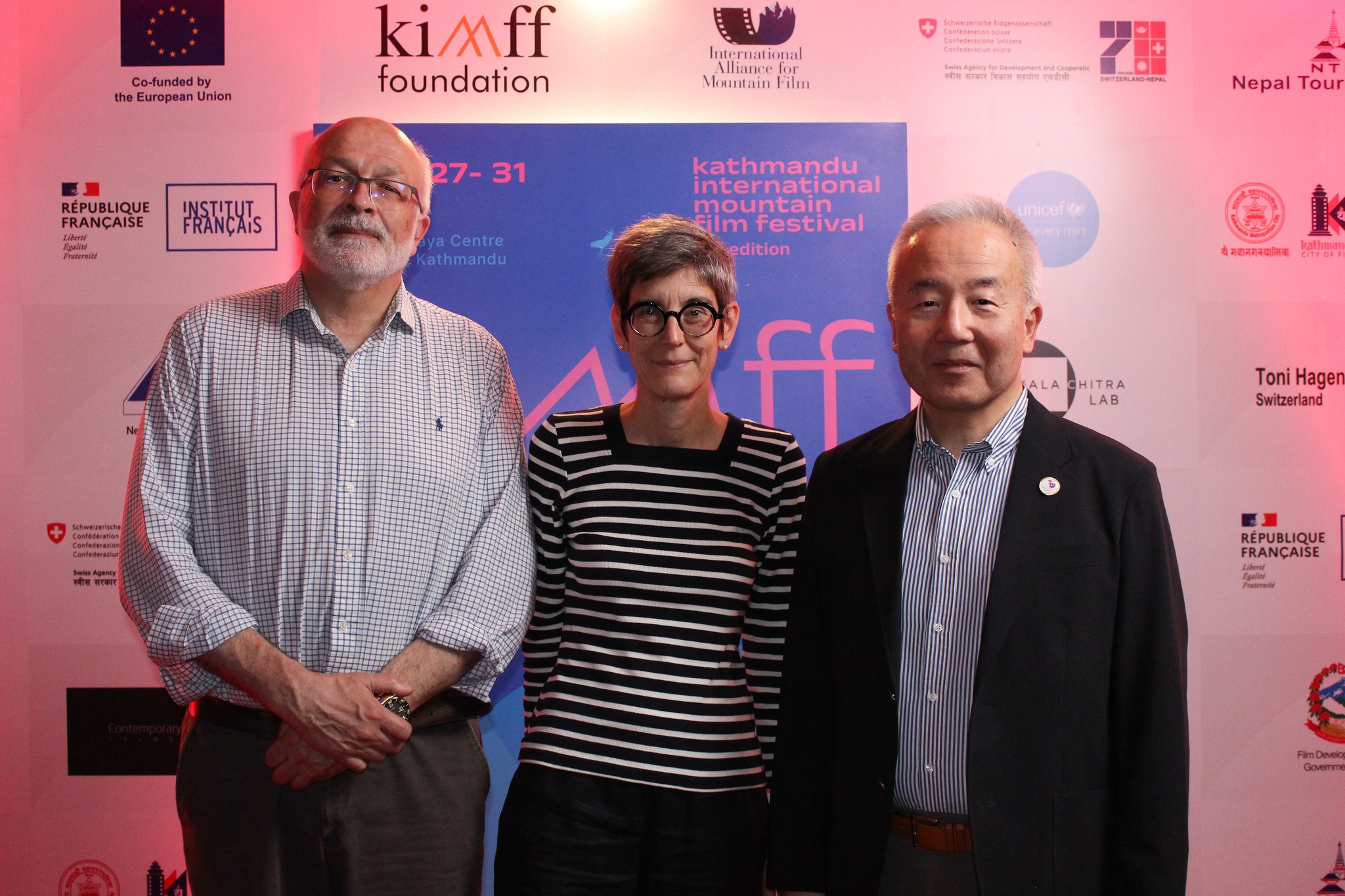Swiss and Japanese ambassadors seen together at KIMFF screening of ‘Climbing for Life’