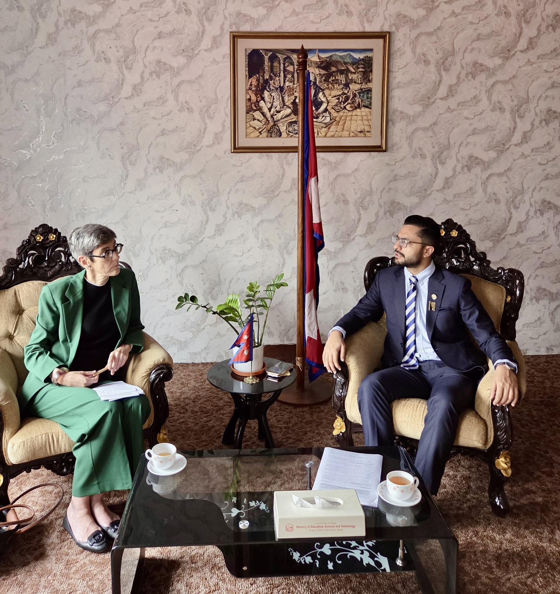 Swiss ambassador, education minister discuss strengthening TVET sector