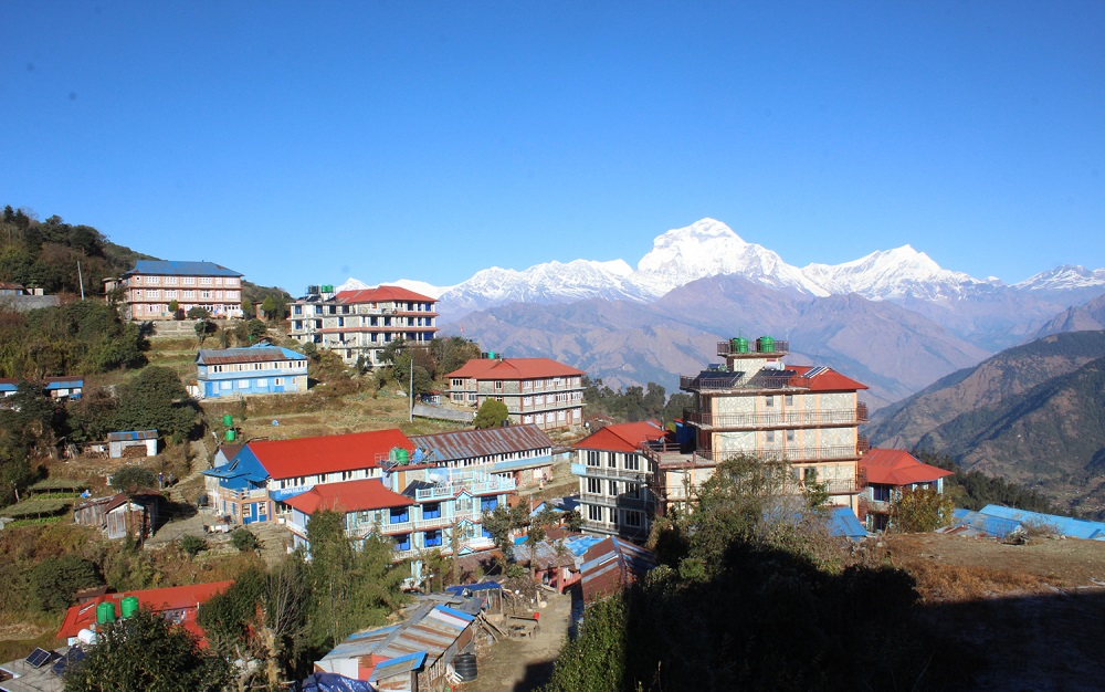 Cycling track opens between Ghorepani and Poon Hill in Myagdi