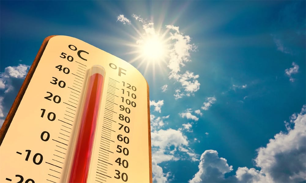 Temperature continues to rise across the country