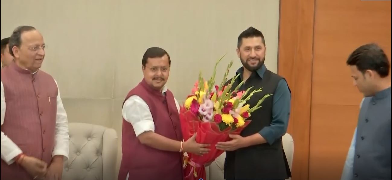 RSP Chair Lamichhane, BJP President Nabin hold meeting
