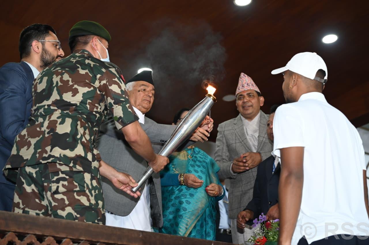 Sports contribute to strengthening mutual relations: President Paudel
