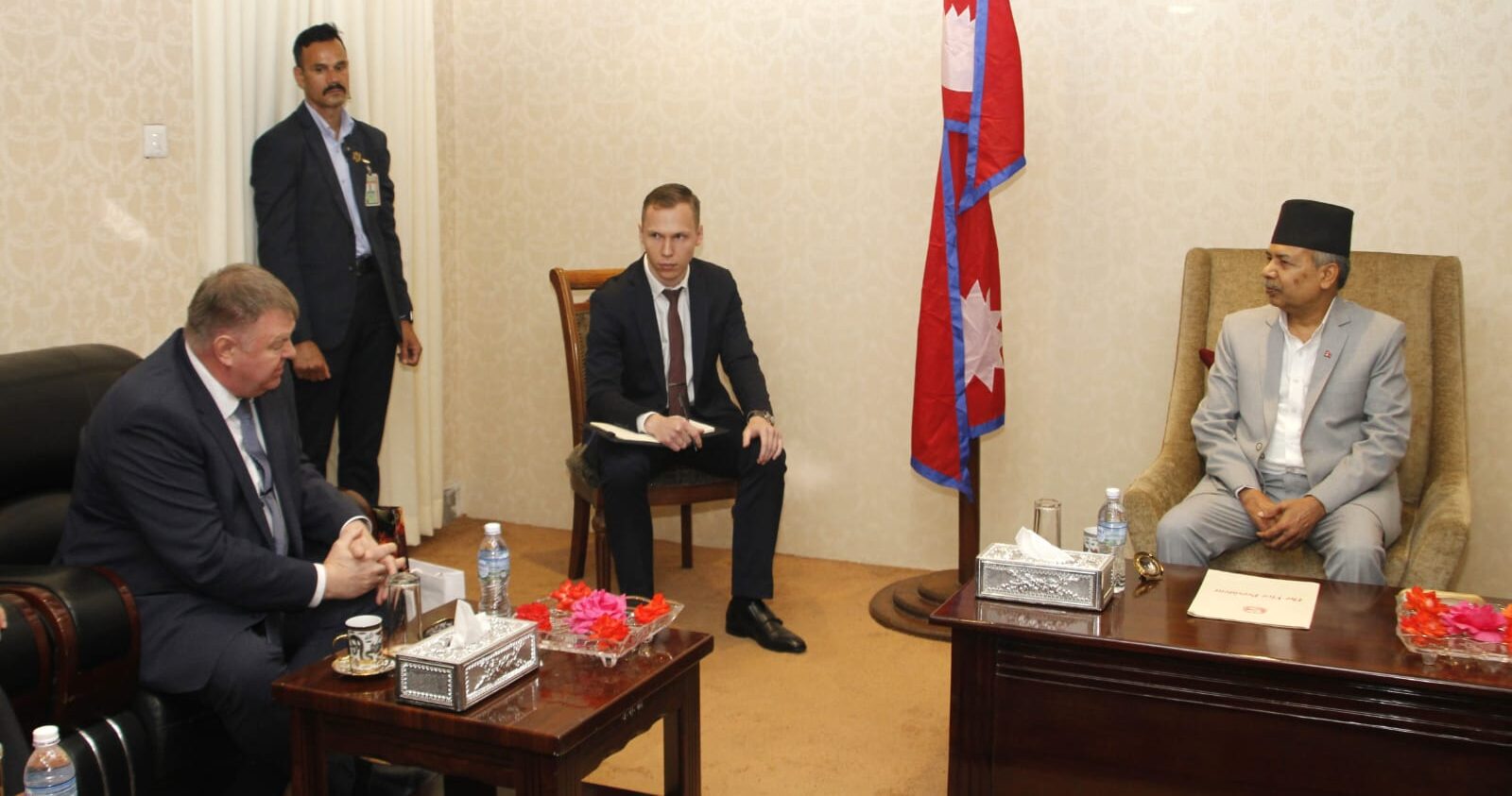 Russian Ambassador pays a courtesy call on Vice President Yadav
