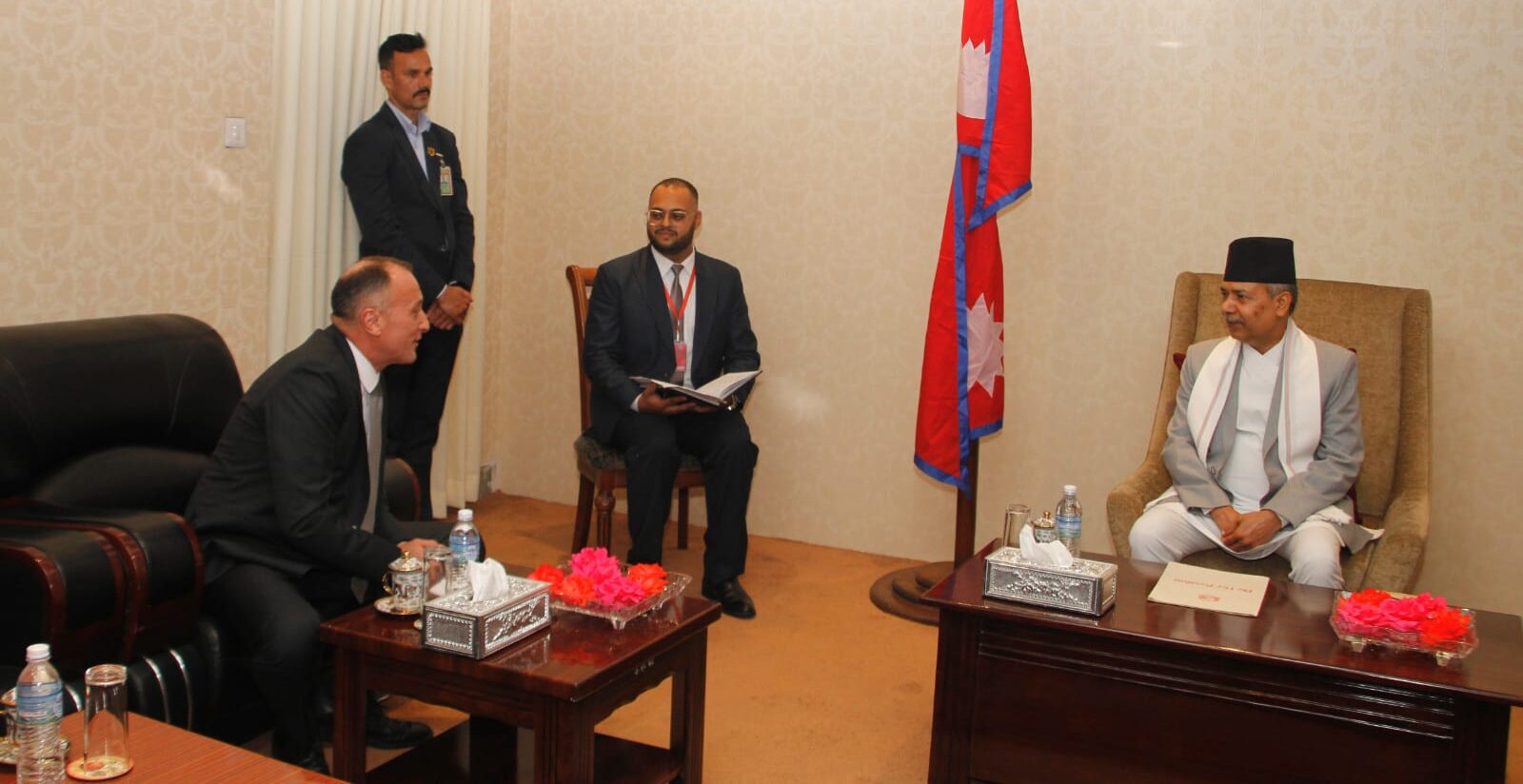 Egyptian Ambassador Aldiwany pays courtesy call on Vice President Yadav