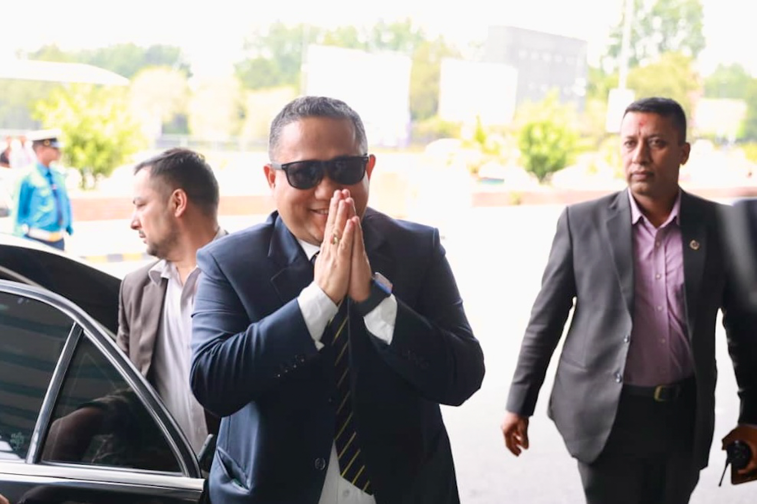 Foreign Minister Khanal leaves for India