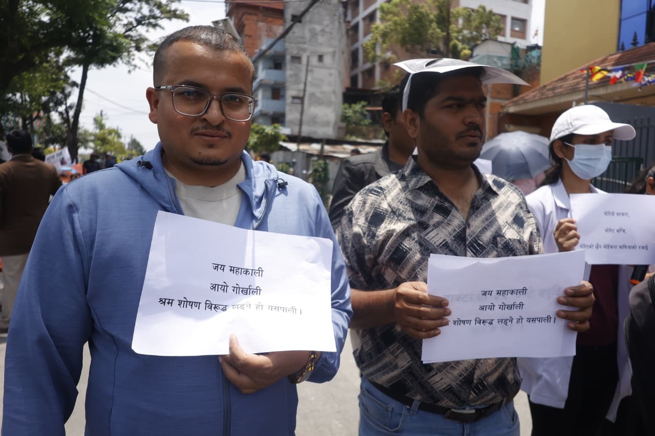 Medical interns and residents protest over working conditions and unfair pay scales