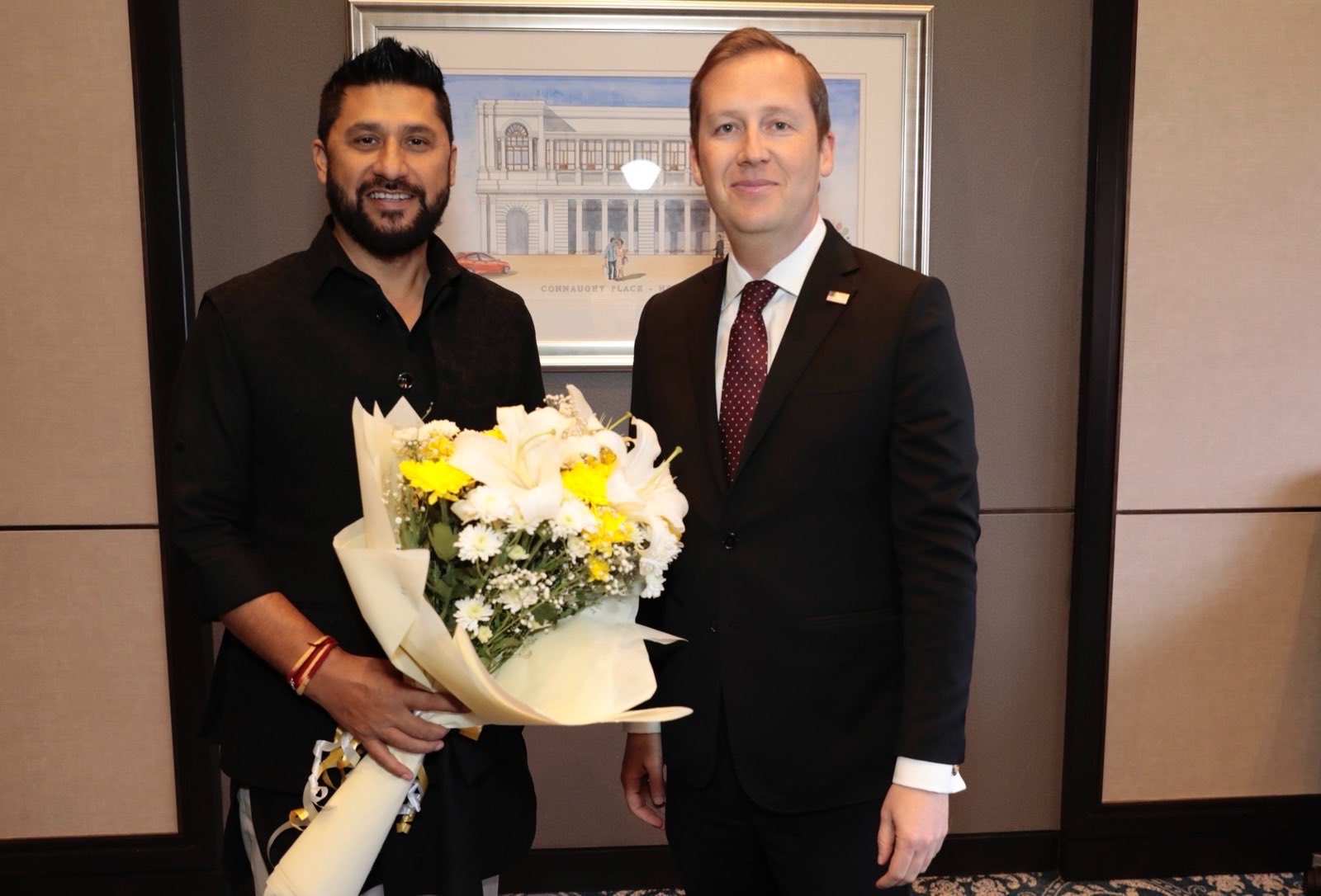 Rabi Lamichhane meets U.S. Envoy Sergio Gor in Delhi