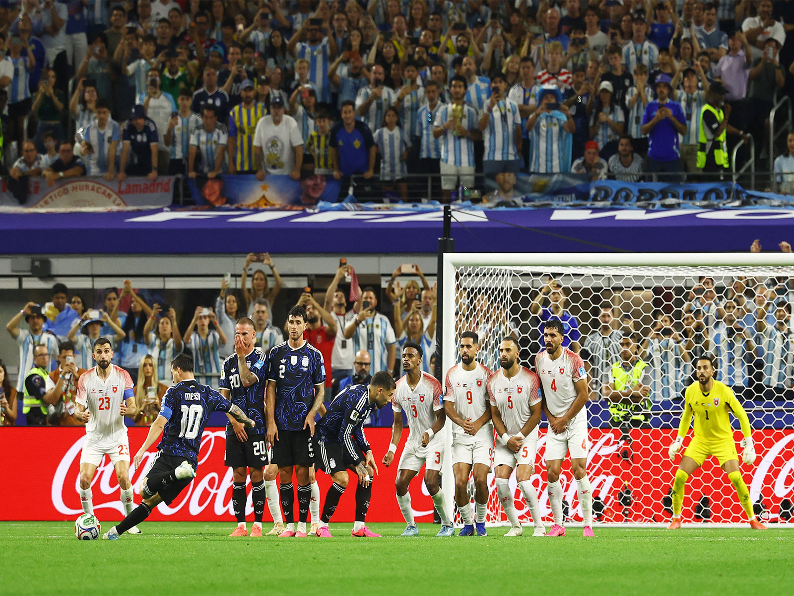 Argentina ease past Jordan 3-1 to finish group stage with all-win record
