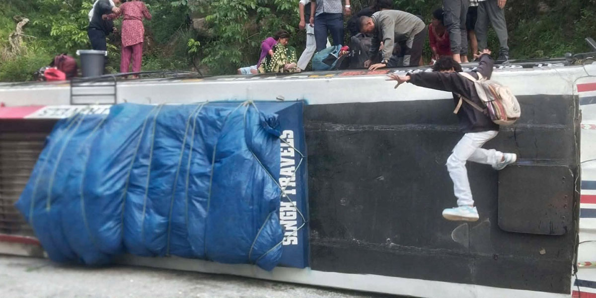 23 injured in Bajura bus accident