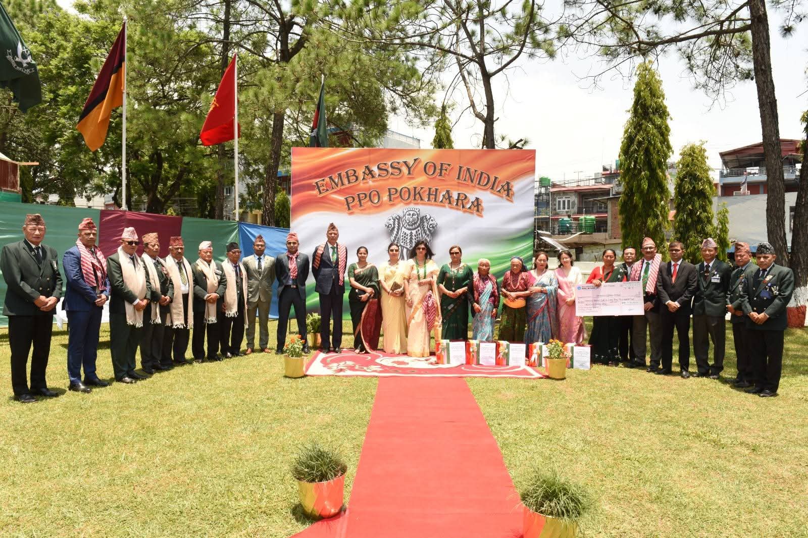Indian Army felicitates gallantry winners in Pokhara and Butwal