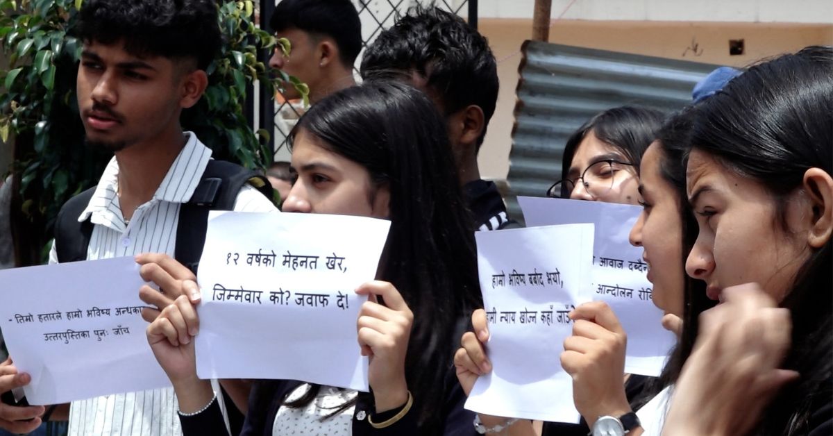 Students protest outside NEB over Grade 12 ‘results errors’