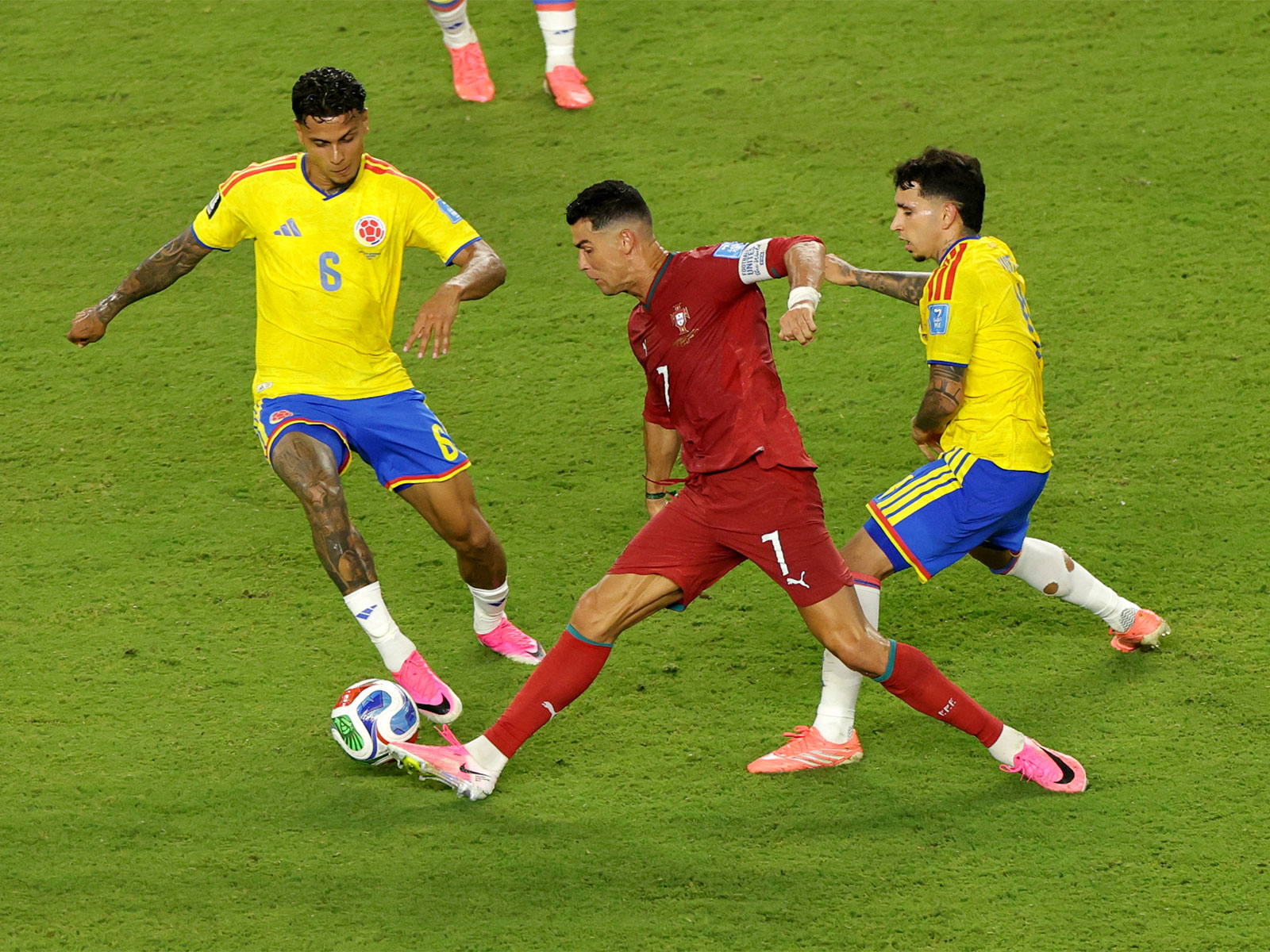 Colombia hold Portugal to 0-0 draw to top Group K