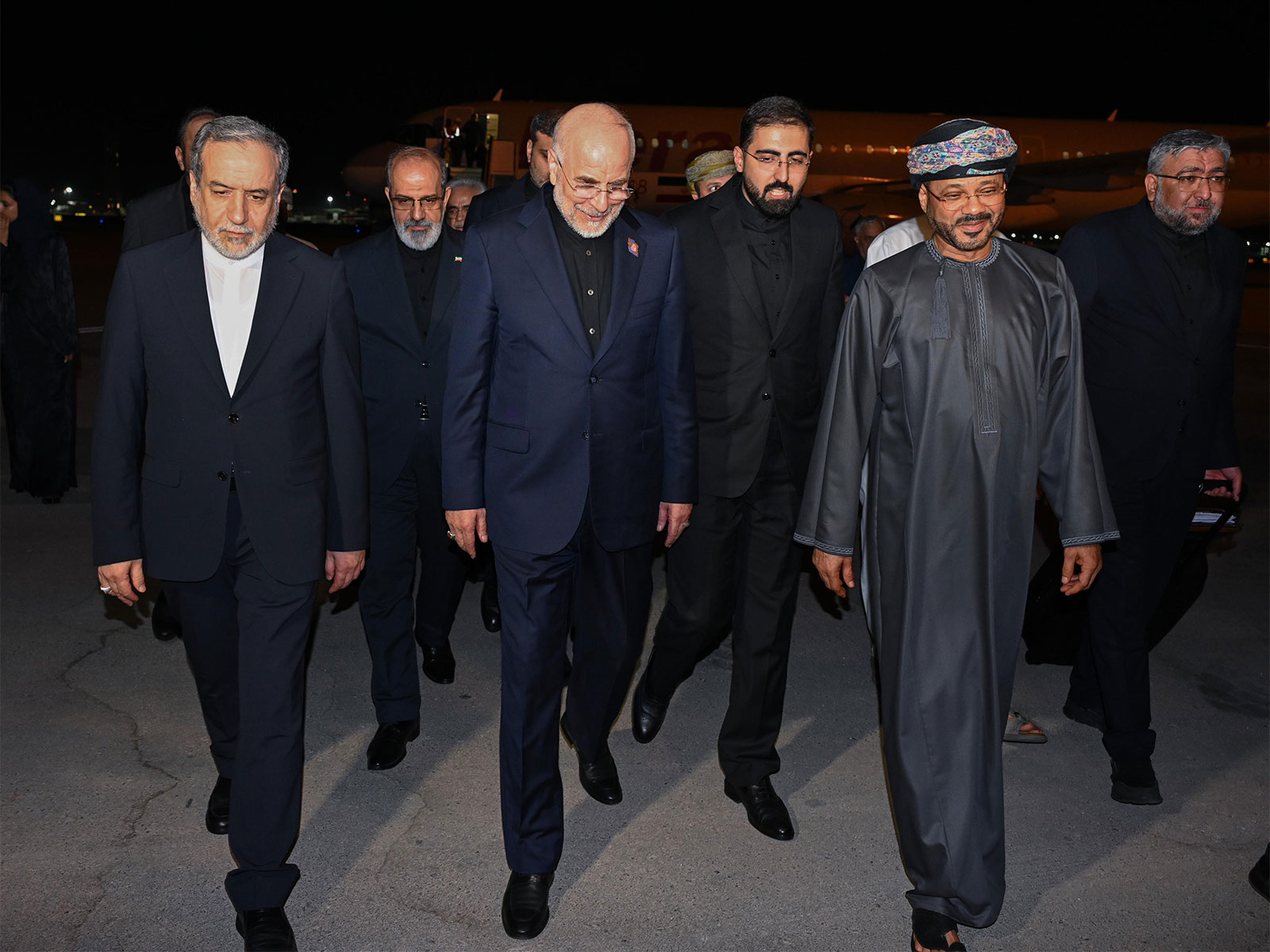 Iranian FM Araghchi and Parliament Speaker Ghalibaf in Oman; discuss Iran-US MoU