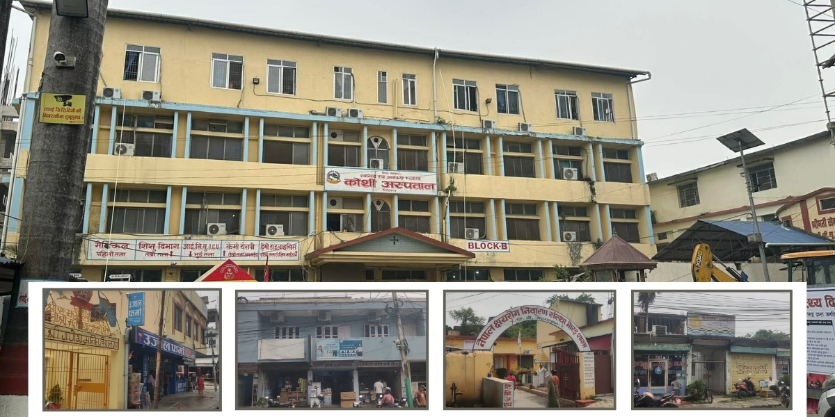 Koshi hospital struggles for space as others profit from its land