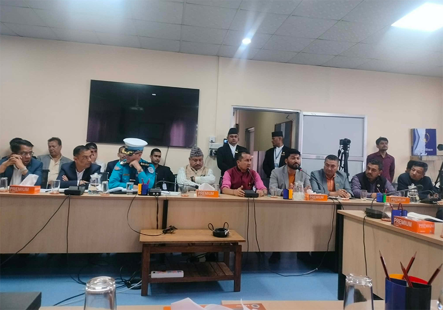 Infrastructure Committee meeting: Entrepreneurs decry state neglect on transport; MP Thapa demands Minister’s presence