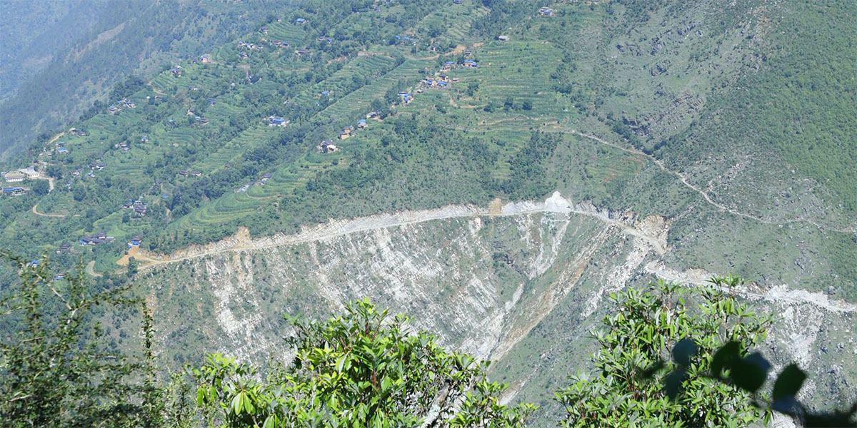 Road reaches remote Phorsa village in Baglung